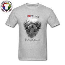 Load image into Gallery viewer, Cute Pekingese Shih Tzu Dog College Tshirt I Love My Havanese Boy Tops & Tees New Coming Round Collar 100% Cotton Youth Tees