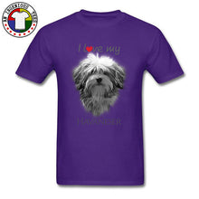 Load image into Gallery viewer, Cute Pekingese Shih Tzu Dog College Tshirt I Love My Havanese Boy Tops & Tees New Coming Round Collar 100% Cotton Youth Tees