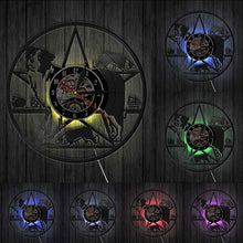 Load image into Gallery viewer, Border Collie Dog Wall Clock Border Collie Training Club Herding Dog Breed Wall Decor Vinyl Record Wall Clock Dog Lovers Gift