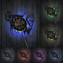 Load image into Gallery viewer, Schnauzer Dog Breed Wall Watch Rough Collie Club Vinyl Record Wall Clock Puppy Animal Hound Pet Store Wall Art Decorative Clock