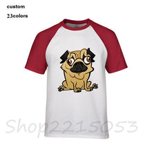Load image into Gallery viewer, 2020 streetwear Caricature pugs not drugs toy breed dog puppy ugly cute on sale Men funny t shirt friends tv male tshirt t-shirt