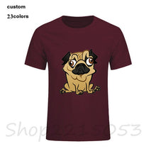 Load image into Gallery viewer, 2020 streetwear Caricature pugs not drugs toy breed dog puppy ugly cute on sale Men funny t shirt friends tv male tshirt t-shirt