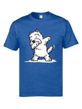 Load image into Gallery viewer, Dabbing Pitbull Terrier Dog Funny Tops T Shirt Cute Pug Corgi Kiltro Canis Printed On Tshirts For Teenage Boy High Quality Tops