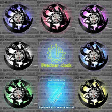Load image into Gallery viewer, Hollow Rottweiler Dog 3D LED Lighting Wall Clock Modern Design Vinyl Record Clock Amimal Silhouette Room Decor Hanging Clock