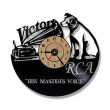 Load image into Gallery viewer, Hollow Rottweiler Dog 3D LED Lighting Wall Clock Modern Design Vinyl Record Clock Amimal Silhouette Room Decor Hanging Clock