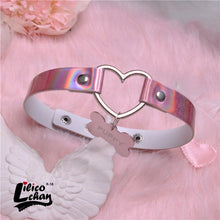 Load image into Gallery viewer, 2020 New Pink Peach Heart Dog bone shape DADDY&PUPPY Choker Short Clavicle Necklaces Fashion Jewelry For Girl Cute Jewelry DDLG