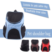 Load image into Gallery viewer, KIMHOME PET Dog Bags For Small Dogs Breathable Grid Shoulder Puppy Backpack Portable Travel Pet Carrier Bag For Medium Dogs Cats