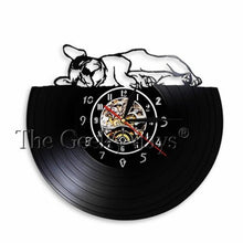 Load image into Gallery viewer, Cute Pet Dog Living Room Decoration Watch European American Style Design Retro Personality Vinyl Wall Clock Home Decor Clocks