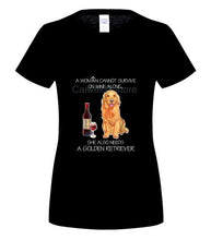 Load image into Gallery viewer, Men's 2019 Fashion Style T-Shirt Cannot Survive On Wine Alone Dog Lover Gift Men Printing Short Sleeve Tshirt trend