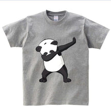 Load image into Gallery viewer, Cotton Boys Summer Tops Tee Dab Panda Dog Children funny T shirt Dabbing Dance T-shirt For Kids Girls Celebrations Tshirt NN