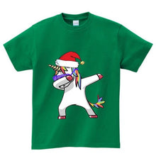 Load image into Gallery viewer, Cotton Boys Summer Tops Tee Dab Panda Dog Children funny T shirt Dabbing Dance T-shirt For Kids Girls Celebrations Tshirt NN