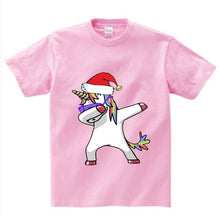 Load image into Gallery viewer, Cotton Boys Summer Tops Tee Dab Panda Dog Children funny T shirt Dabbing Dance T-shirt For Kids Girls Celebrations Tshirt NN