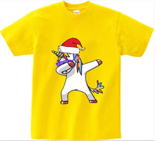 Load image into Gallery viewer, Cotton Boys Summer Tops Tee Dab Panda Dog Children funny T shirt Dabbing Dance T-shirt For Kids Girls Celebrations Tshirt NN