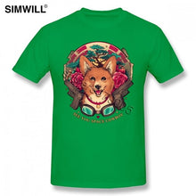 Load image into Gallery viewer, See You Space Cowboy Bebop T Shirts Men's Cute Short Sleeves Soft Cotton Akita Dog Tshirt Crew Neck T-Shirt Regular Fit Fashion