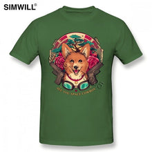 Load image into Gallery viewer, See You Space Cowboy Bebop T Shirts Men's Cute Short Sleeves Soft Cotton Akita Dog Tshirt Crew Neck T-Shirt Regular Fit Fashion