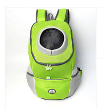 Load image into Gallery viewer, Bag for Dogs Travel Double Shoulder Backpack Dogs Bag Carrying Bleathable Mesh Pet Carrier Dog front Chest Backpack for Hiking