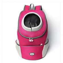 Load image into Gallery viewer, Bag for Dogs Travel Double Shoulder Backpack Dogs Bag Carrying Bleathable Mesh Pet Carrier Dog front Chest Backpack for Hiking
