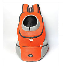 Load image into Gallery viewer, Bag for Dogs Travel Double Shoulder Backpack Dogs Bag Carrying Bleathable Mesh Pet Carrier Dog front Chest Backpack for Hiking