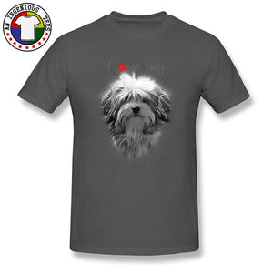 Cute Pekingese Shih Tzu Dog College Tshirt I Love My Havanese Boy Tops & Tees New Coming Round Collar 100% Cotton Youth Tees