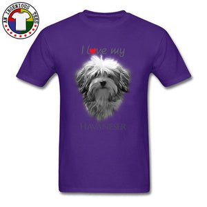 Cute Pekingese Shih Tzu Dog College Tshirt I Love My Havanese Boy Tops & Tees New Coming Round Collar 100% Cotton Youth Tees