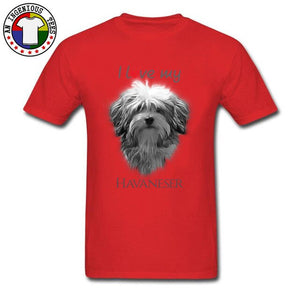 Cute Pekingese Shih Tzu Dog College Tshirt I Love My Havanese Boy Tops & Tees New Coming Round Collar 100% Cotton Youth Tees