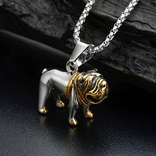 Load image into Gallery viewer, Valily New Arrival Cute French Bulldog Necklace Stainless Steel Lovely Dog Animal Pendant Necklace Jewelry for Man Women
