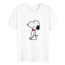 Load image into Gallery viewer, Cartoon Harajuku Cute Dog Tv Summer Plus Size Loose O-NECK Modal Short Sleeve Tshirt Woman Fashion Casual Tshirts A19516
