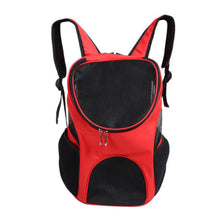 Load image into Gallery viewer, Outdoor Double Shoulder Dog Bag Backpack Pet Travel Dog Cat Carrier Mesh Windows Breathable Mesh Pet Carrier Comfort Portable
