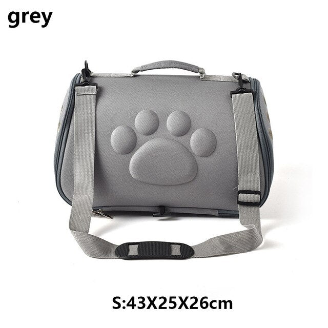 Foldable Pet Carrier Bag For Cats Dogs Travel Breathable EVA Dog Bag Collapsible Puppy Crate Handbag Carrying Bags Pets Supplie