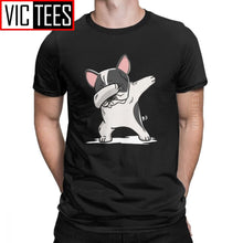 Load image into Gallery viewer, Funny Funny Dabbing Pied French Bulldog Dog Lover Tshirt Men 100 Percent Cotton T Shirt 2020 Clothes
