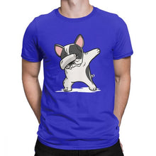 Load image into Gallery viewer, Funny Funny Dabbing Pied French Bulldog Dog Lover Tshirt Men 100 Percent Cotton T Shirt 2020 Clothes
