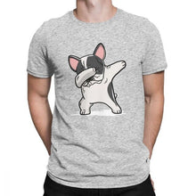 Load image into Gallery viewer, Funny Funny Dabbing Pied French Bulldog Dog Lover Tshirt Men 100 Percent Cotton T Shirt 2020 Clothes
