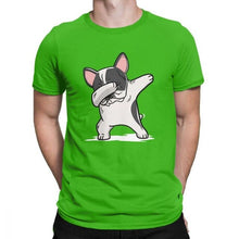Load image into Gallery viewer, Funny Funny Dabbing Pied French Bulldog Dog Lover Tshirt Men 100 Percent Cotton T Shirt 2020 Clothes
