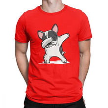 Load image into Gallery viewer, Funny Funny Dabbing Pied French Bulldog Dog Lover Tshirt Men 100 Percent Cotton T Shirt 2020 Clothes
