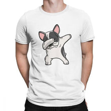 Load image into Gallery viewer, Funny Funny Dabbing Pied French Bulldog Dog Lover Tshirt Men 100 Percent Cotton T Shirt 2020 Clothes
