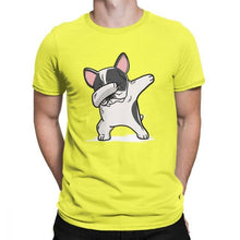 Load image into Gallery viewer, Funny Funny Dabbing Pied French Bulldog Dog Lover Tshirt Men 100 Percent Cotton T Shirt 2020 Clothes
