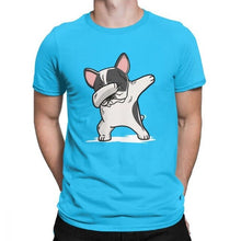 Load image into Gallery viewer, Funny Funny Dabbing Pied French Bulldog Dog Lover Tshirt Men 100 Percent Cotton T Shirt 2020 Clothes
