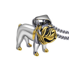 Load image into Gallery viewer, Valily New Arrival Cute French Bulldog Necklace Stainless Steel Lovely Dog Animal Pendant Necklace Jewelry for Man Women
