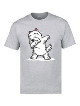 Load image into Gallery viewer, Dabbing Pitbull Terrier Dog Funny Tops T Shirt Cute Pug Corgi Kiltro Canis Printed On Tshirts For Teenage Boy High Quality Tops
