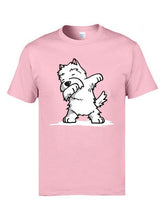 Load image into Gallery viewer, Dabbing Pitbull Terrier Dog Funny Tops T Shirt Cute Pug Corgi Kiltro Canis Printed On Tshirts For Teenage Boy High Quality Tops
