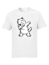 Load image into Gallery viewer, Dabbing Pitbull Terrier Dog Funny Tops T Shirt Cute Pug Corgi Kiltro Canis Printed On Tshirts For Teenage Boy High Quality Tops
