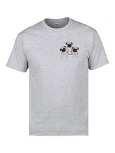 Load image into Gallery viewer, Kawaii Three Pugs Yellow T Shirts Cute Animal Pekingese Dog Printed On Mens Tshirt 2019 Newest Student Tshirts Fools Day
