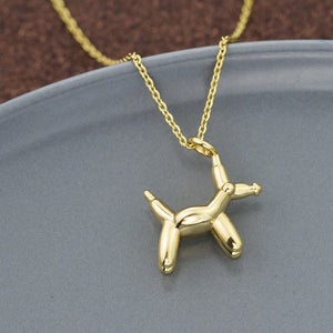 V Attract Minimalism Cute Dog Necklace Chocker 2020 Women jewelry Stainless Steel Ketting Chain Animal Charm Cachshund Pendant
