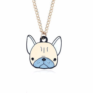 Cute Dog Necklace For Women Animals Puppy Doggy Pendant Kawaii Shiba Inu Husky Poodle Necklaces&Pendants Christmas Xmas Jewelry