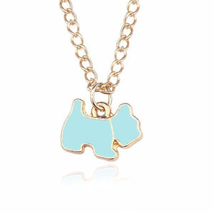 Cute Dog Necklace For Women Animals Puppy Doggy Pendant Kawaii Shiba Inu Husky Poodle Necklaces&Pendants Christmas Xmas Jewelry