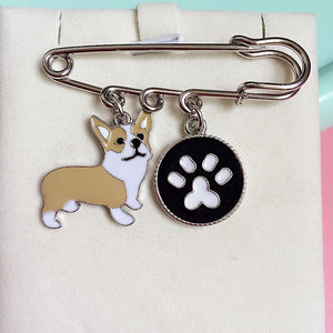New Lovely Welsh Corgi Dog Pendant Necklace Pet Charm Best Friends Christmas Gifts Bracelets For Wamen Friendship Bracelets DIY