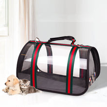 Load image into Gallery viewer, AHUAPET Pet Carrier Bag Dog Bags For Small Dogs Cats Backpack Eco-friendly Waterproof Windproof Transparent Dog Travel Bag  E
