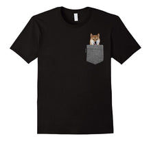 Load image into Gallery viewer, 2019 Fashion 100% Cotton Slim Fit Top  Dog in Your Pocket Tshirt Shiba Inu Shirt Doge Tee   T Shirt

