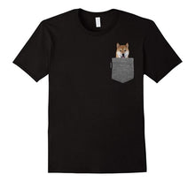 Load image into Gallery viewer, 2019 Fashion 100% Cotton Slim Fit Top  Dog in Your Pocket Tshirt Shiba Inu Shirt Doge Tee   T Shirt
