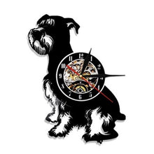 Load image into Gallery viewer, Cute Pet Dog Living Room Decoration Watch European American Style Design Retro Personality Vinyl Wall Clock Home Decor Clocks
